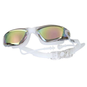 Myopia Swimming Goggles Earplug Professional Adult Silicone Swim Cap Pool Glasses anti fog Men Women Optical waterproof Eyewear
