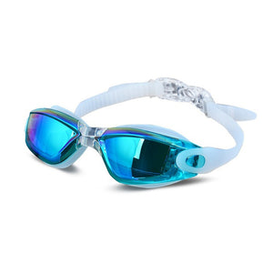 Electroplating Anti-UV Anti-fog Swimsuit Glasses Swimming Diving Adjustable Swimming Goggles