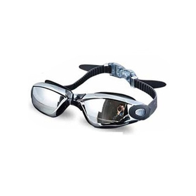 Electroplating Anti-UV Anti-fog Swimsuit Glasses Swimming Diving Adjustable Swimming Goggles