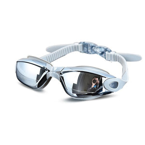 Electroplating Anti-UV Anti-fog Swimsuit Glasses Swimming Diving Adjustable Swimming Goggles