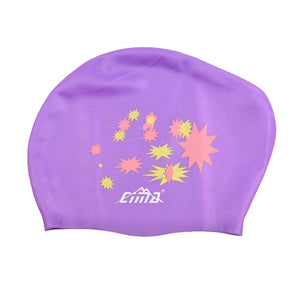 Women Swimming caps Silicone Super Large Long Hair Girls Waterproof Big Size Swim hat for Lady Diving Equipment Ear Cup Protect