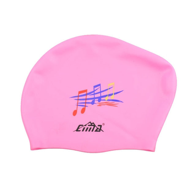 Women Swimming caps Silicone Super Large Long Hair Girls Waterproof Big Size Swim hat for Lady Diving Equipment Ear Cup Protect