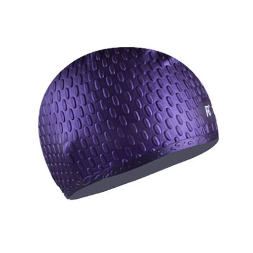 Women Swimming caps Silicone Super Large Long Hair Girls Waterproof Big Size Swim hat for Lady Diving Equipment Ear Cup Protect
