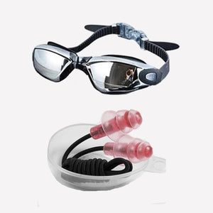 Electroplating Anti-UV Anti-fog Swimsuit Glasses Swimming Diving Adjustable Swimming Goggles