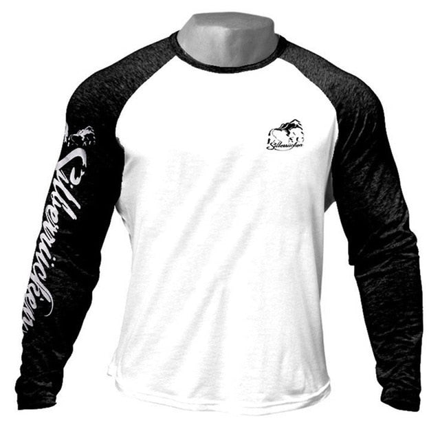 Casual Long sleeve Cotton T-shirt Men