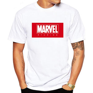 LUSLOS 2019 Men's Casual Marvel Printed T Shirt Fashion Streetwear O-Neck Male Tshirt Man T-shirt Tee Top camiseta masculina