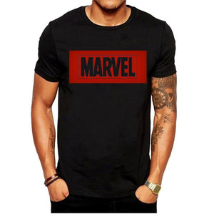 LUSLOS 2019 Men's Casual Marvel Printed T Shirt Fashion Streetwear O-Neck Male Tshirt Man T-shirt Tee Top camiseta masculina