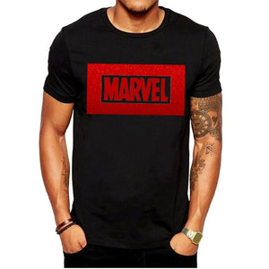 LUSLOS 2019 Men's Casual Marvel Printed T Shirt Fashion Streetwear O-Neck Male Tshirt Man T-shirt Tee Top camiseta masculina