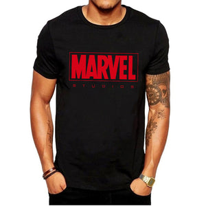 LUSLOS 2019 Men's Casual Marvel Printed T Shirt Fashion Streetwear O-Neck Male Tshirt Man T-shirt Tee Top camiseta masculina