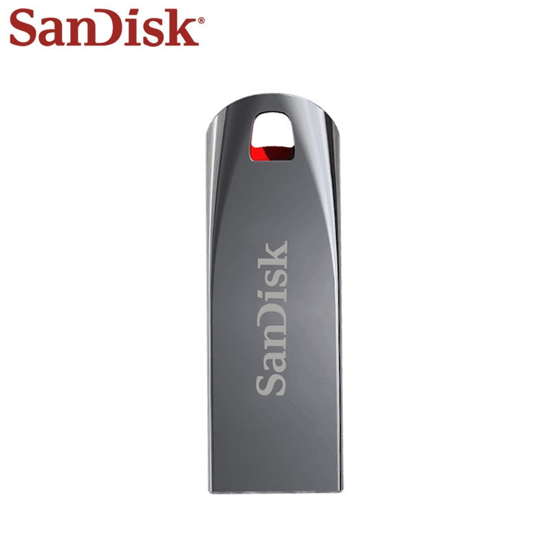 Original 100% USB 2.0 pen drive SanDisk usb flash drive CZ71 64gb 32gb 16gb memory stick Metal pendrive Free Lanyard