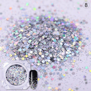BORN PRETTY Holo Nail Flakies Sequins