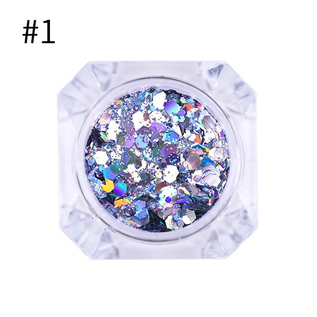 BORN PRETTY Holo Nail Flakies Sequins