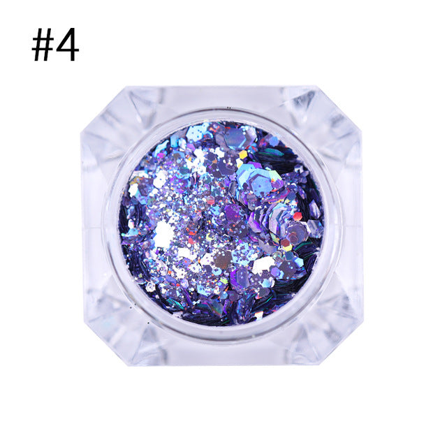 BORN PRETTY Holo Nail Flakies Sequins