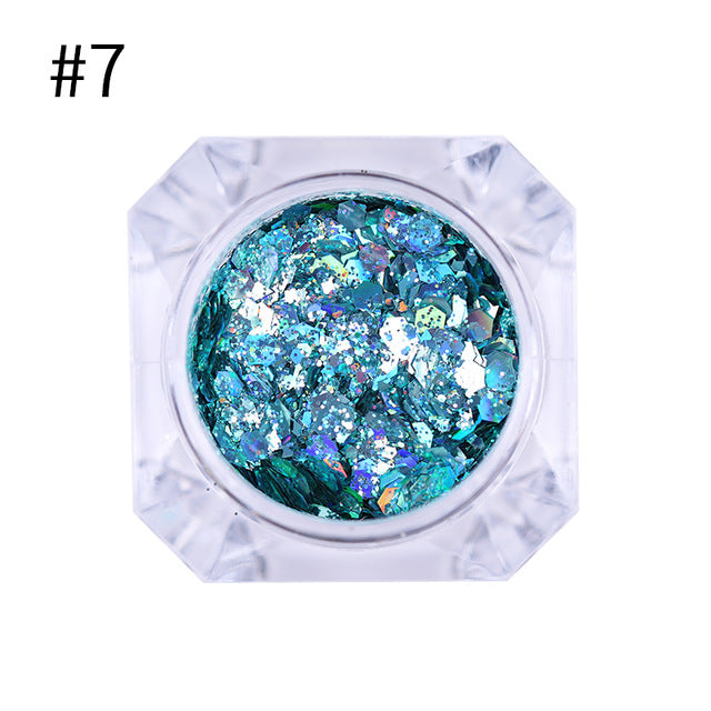BORN PRETTY Holo Nail Flakies Sequins