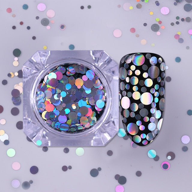 BORN PRETTY Holo Nail Flakies Sequins