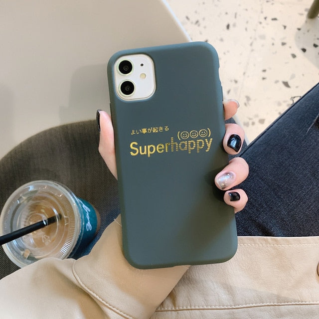 N1986N Phone Case For iPhone 11 Pro X XR XS Max 6 6s 7 8 Plus Fashion Cute Cartoon Gold Love Heart Soft TPU For iPhone 11 Cover