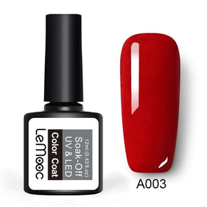 LEMOOC 12ml Colorful Gel Nail Polish Shiny Glitter Sequins Soak Off Nails Painted UV LED Gel Nail Art Design Gel Varnish