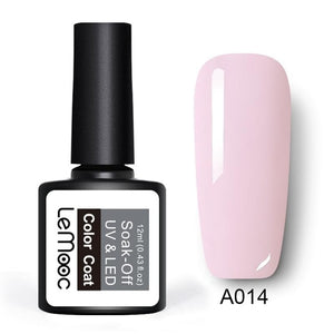 LEMOOC 12ml Colorful Gel Nail Polish Shiny Glitter Sequins Soak Off Nails Painted UV LED Gel Nail Art Design Gel Varnish