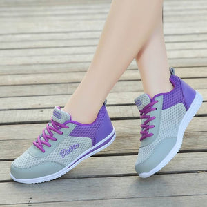 Women Shoes Summer White Sneakers Super Light Vulcanized Shoes Female Mesh Sneakers Women Casual Shoe