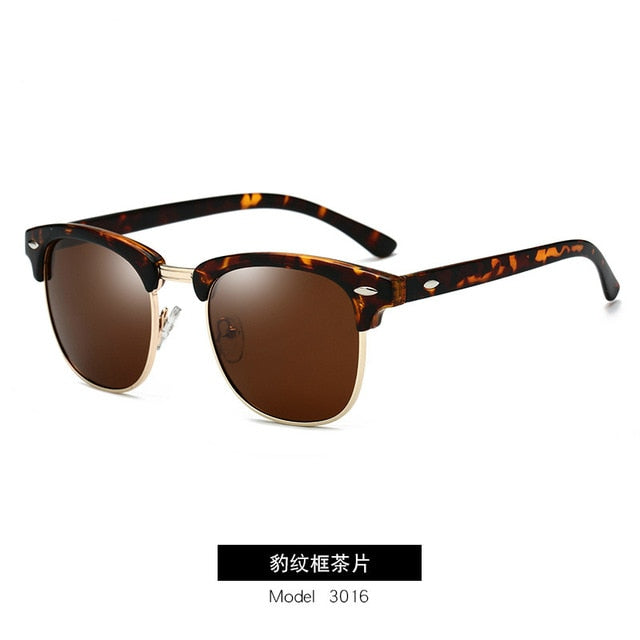 GetUSCart- Joopin Semi Rimless Sunglasses Women Men Polarized Sun