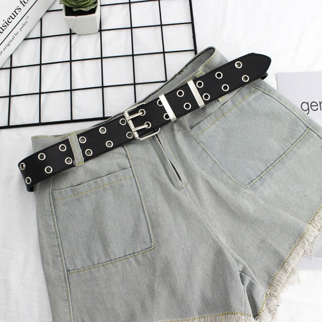 NO.ONEPAUL Genuine quality ladies fashion latest needle-free metal round buckle belt jeans wild luxury brand the women belt for