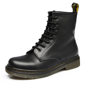 2019 Boots Women Genuine Leather Shoes For Winter Boots Shoes Woman Casual Spring Genuine Leather Botas Mujer Female Ankle Boots