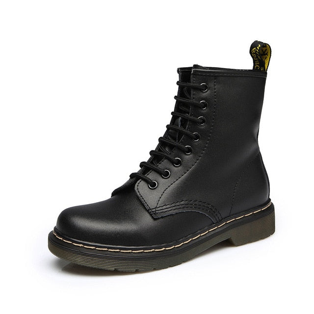 2019 Boots Women Genuine Leather Shoes For Winter Boots Shoes Woman Casual Spring Genuine Leather Botas Mujer Female Ankle Boots