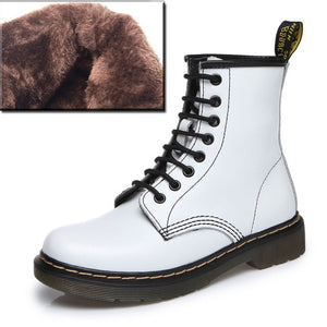 2019 Boots Women Genuine Leather Shoes For Winter Boots Shoes Woman Casual Spring Genuine Leather Botas Mujer Female Ankle Boots