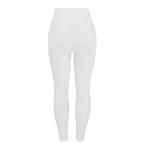 Women Yoga Pants  White Sport leggings Fitness Running Athletic Trousers
