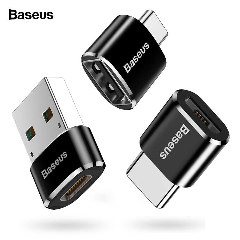 Baseus USB Type C OTG Adapter USB C Male To Micro USB Female Cable Converters