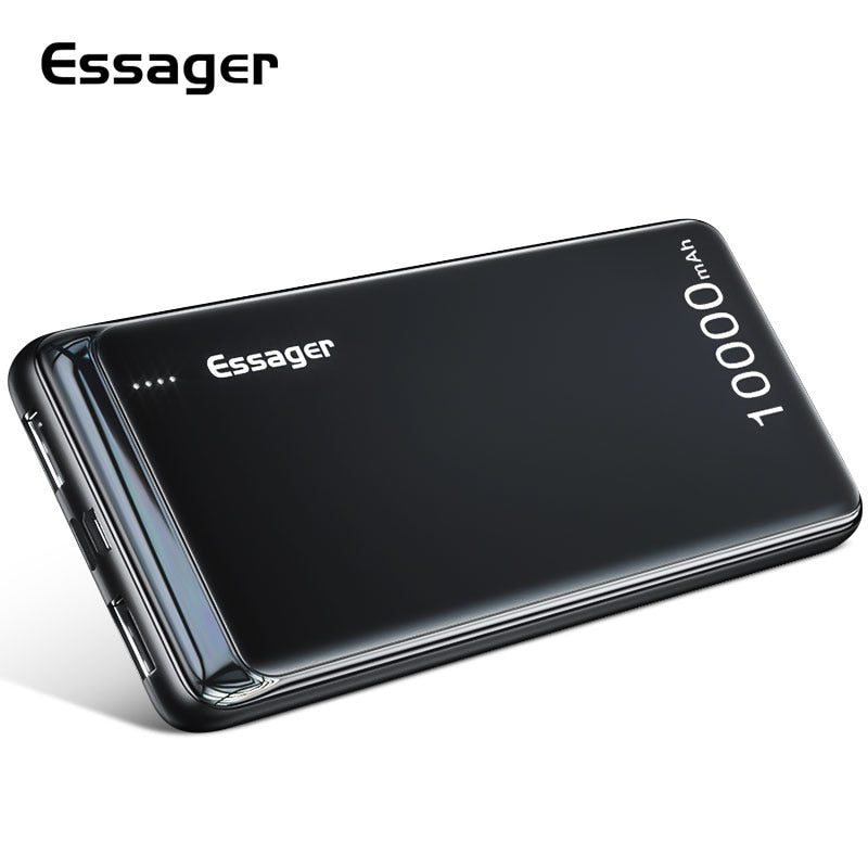 Essager 10000mAh Power Bank Slim USB