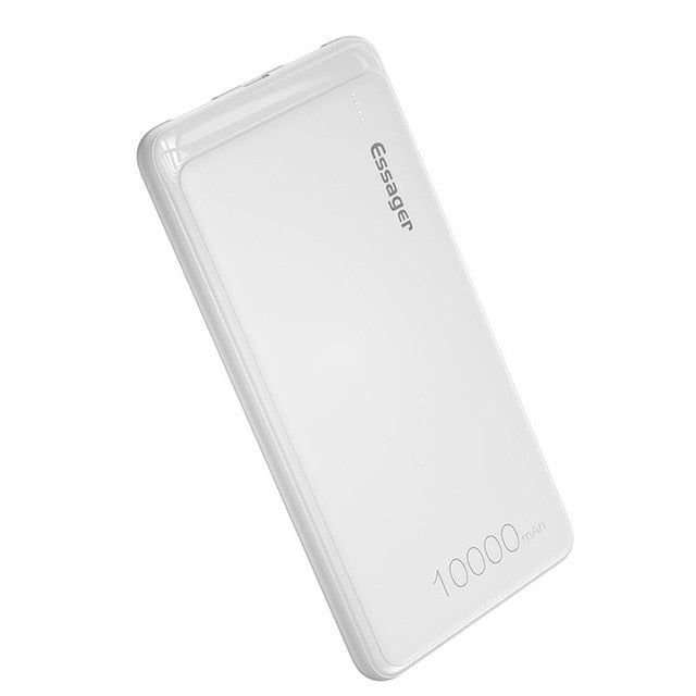 Essager 10000mAh Power Bank Slim USB