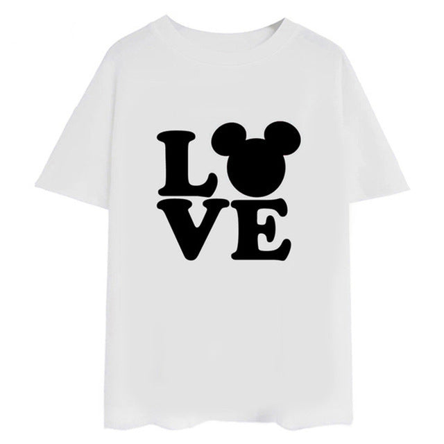 Luslos Hot Sale New Street Style Women Casual Short Sleeve O-neck Cotton T shirt Leopard High-heeled Printed Graphic Tees Female
