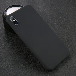 Lovebay Silicone Phone Case For iPhone X 7 8 6 6S Plus Soft TPU Candy Color Shockproof Case For iPhone XS XR Xs Max 11 Pro Max