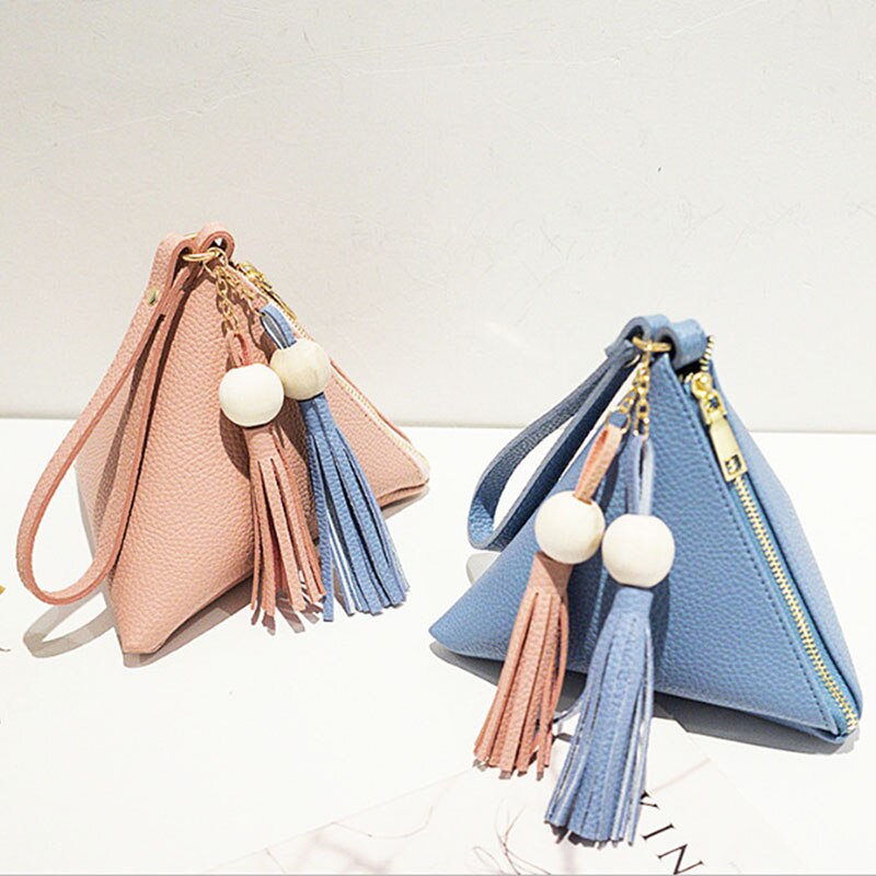 loss promotion leather handbag mini Triangle Bags Women Clutch Purse Hand Bag Lady Clutches Casual Phone Package сумка женская