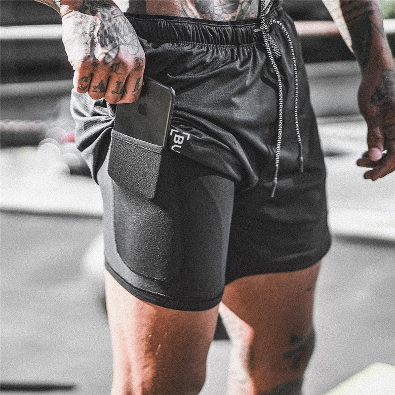 NEW Men's Running Shorts Gym Shorts men