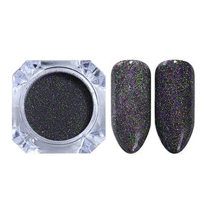 Holografische Nail Nail Art Decoraties Manicure Shining Chrome Pigment