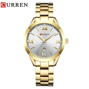 CURREN Gold Watch Women Watches Ladies Creative Steel Women's Bracelet Watches