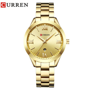 CURREN Gold Watch Women Watches Ladies Creative Steel Women's Bracelet Watches