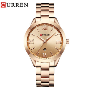 CURREN Gold Watch Women Watches Ladies Creative Steel Women's Bracelet Watches