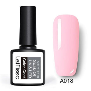 LEMOOC 12ml Colorful Gel Nail Polish Shiny Glitter Sequins Soak Off Nails Painted UV LED Gel Nail Art Design Gel Varnish