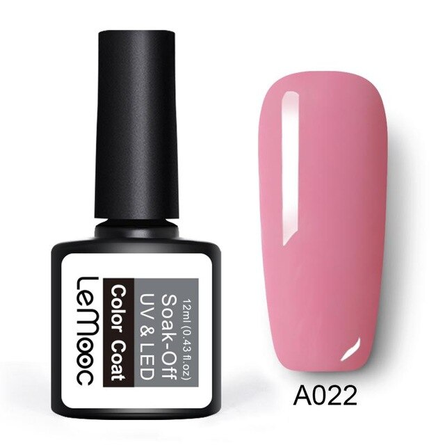 LEMOOC 12ml Colorful Gel Nail Polish Shiny Glitter Sequins Soak Off Nails Painted UV LED Gel Nail Art Design Gel Varnish