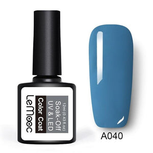 LEMOOC 12ml Colorful Gel Nail Polish Shiny Glitter Sequins Soak Off Nails Painted UV LED Gel Nail Art Design Gel Varnish