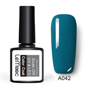 LEMOOC 12ml Colorful Gel Nail Polish Shiny Glitter Sequins Soak Off Nails Painted UV LED Gel Nail Art Design Gel Varnish