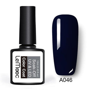 LEMOOC 12ml Colorful Gel Nail Polish Shiny Glitter Sequins Soak Off Nails Painted UV LED Gel Nail Art Design Gel Varnish
