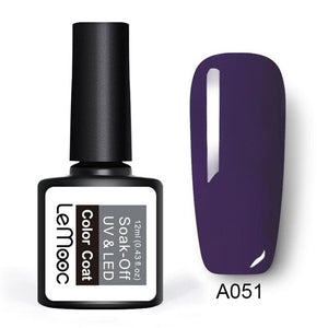 LEMOOC 12ml Colorful Gel Nail Polish Shiny Glitter Sequins Soak Off Nails Painted UV LED Gel Nail Art Design Gel Varnish