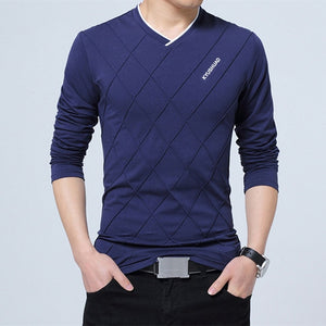 BROWON Fashion Men T-shirt Slim Fit Custom T-shirt