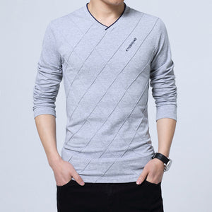 BROWON Fashion Men T-shirt Slim Fit Custom T-shirt