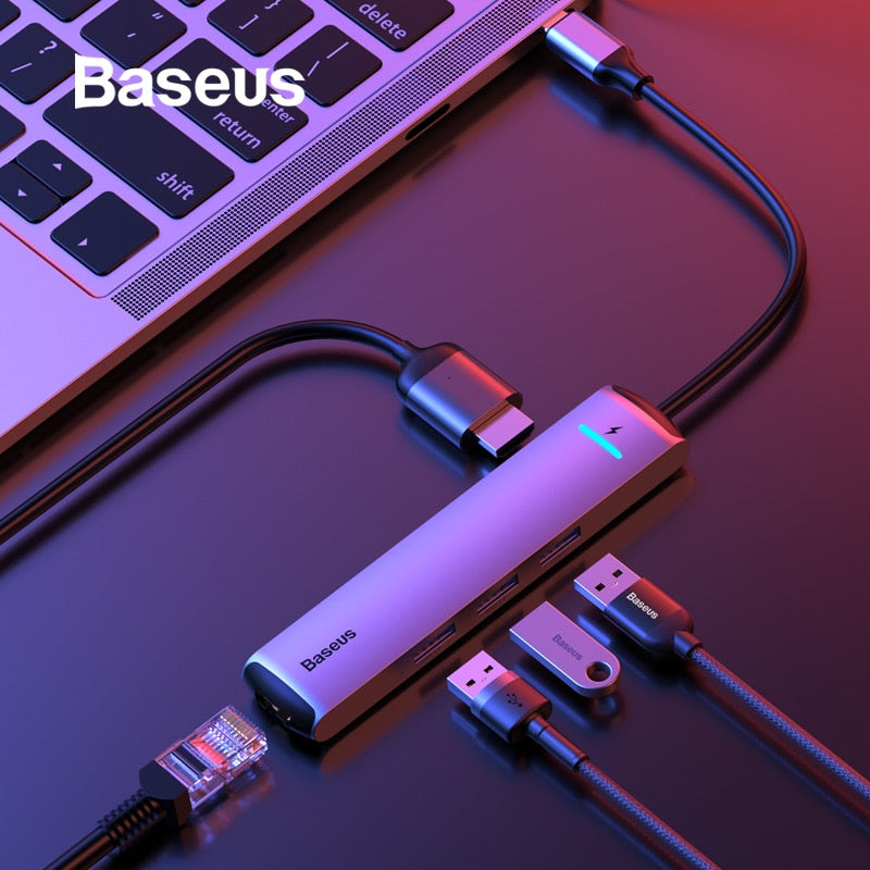 Baseus USB HUB 3.0 USB C HUB for MacBook Pro USB Type C
