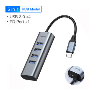 Baseus USB HUB 3.0 USB C HUB for MacBook Pro USB Type C